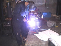 Welding of Support Plates